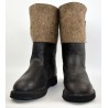 Naturgrau Russische Walenki Gr. 38 - 49 " Angler Modern "
