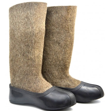 Original Russische Filzstiefel, Walenki, mit Galoschen Gr.39 - 45 --- Herren und Damen ---