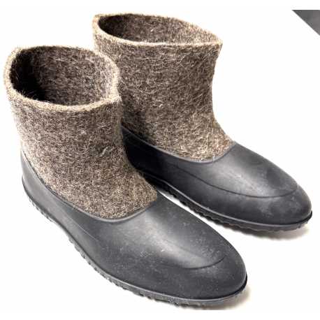 Walenki Kurz mit Galoschen . (100 % reine Wolle) Gr. 38- 45