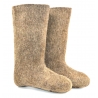 Naturgrau Russische Filzstiefel, Walenki, Valenki, Валенки Gr. 39-47
